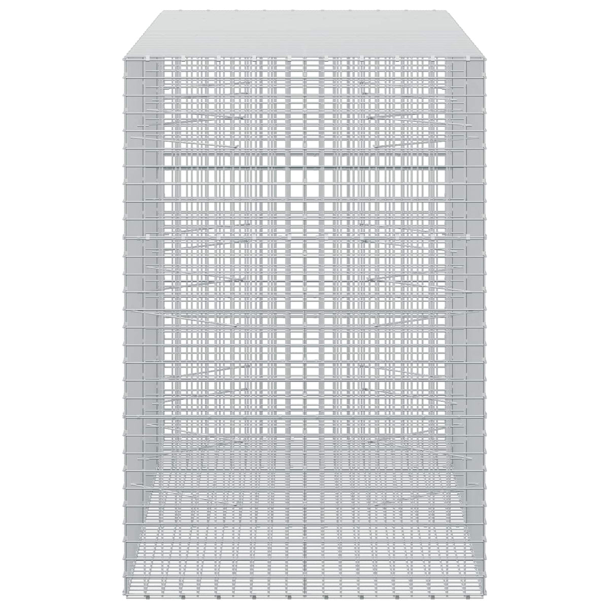 vidaXL Gabion with 3.5 mm Wire and 5x5 cm Mesh 250x100x150 cm 4