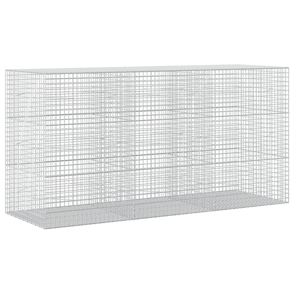 vidaXL Gabion with 3.5 mm Wire and 5x5 cm Mesh 300x100x150 cm 2