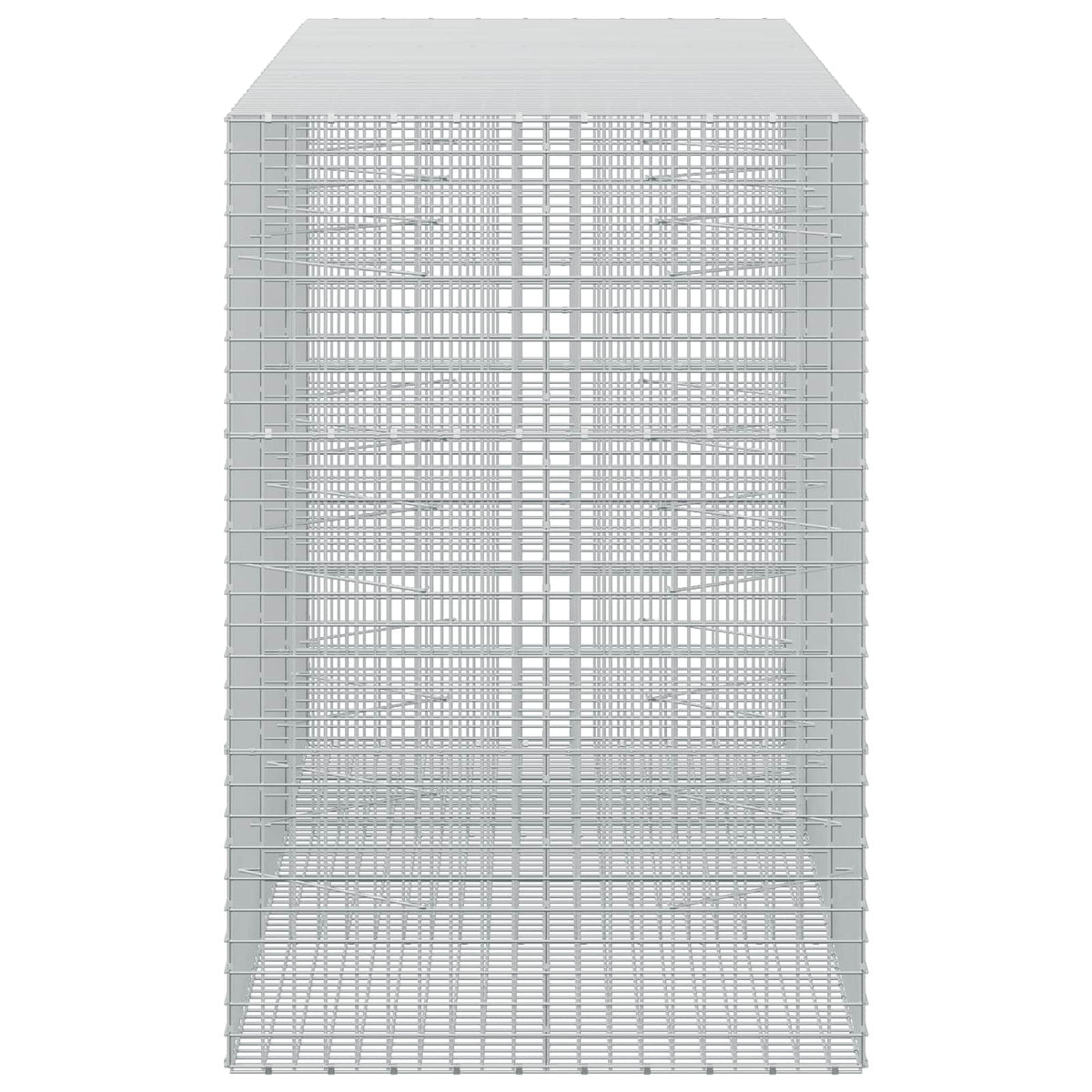 vidaXL Gabion with 3.5 mm Wire and 5x5 cm Mesh 300x100x150 cm 4