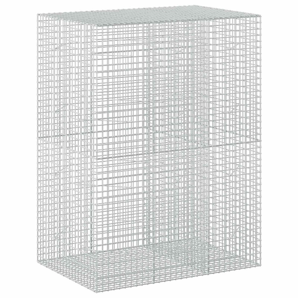vidaXL Gabion with 3.5 mm Wire and 5x5 cm Mesh 150x100x200 cm 2