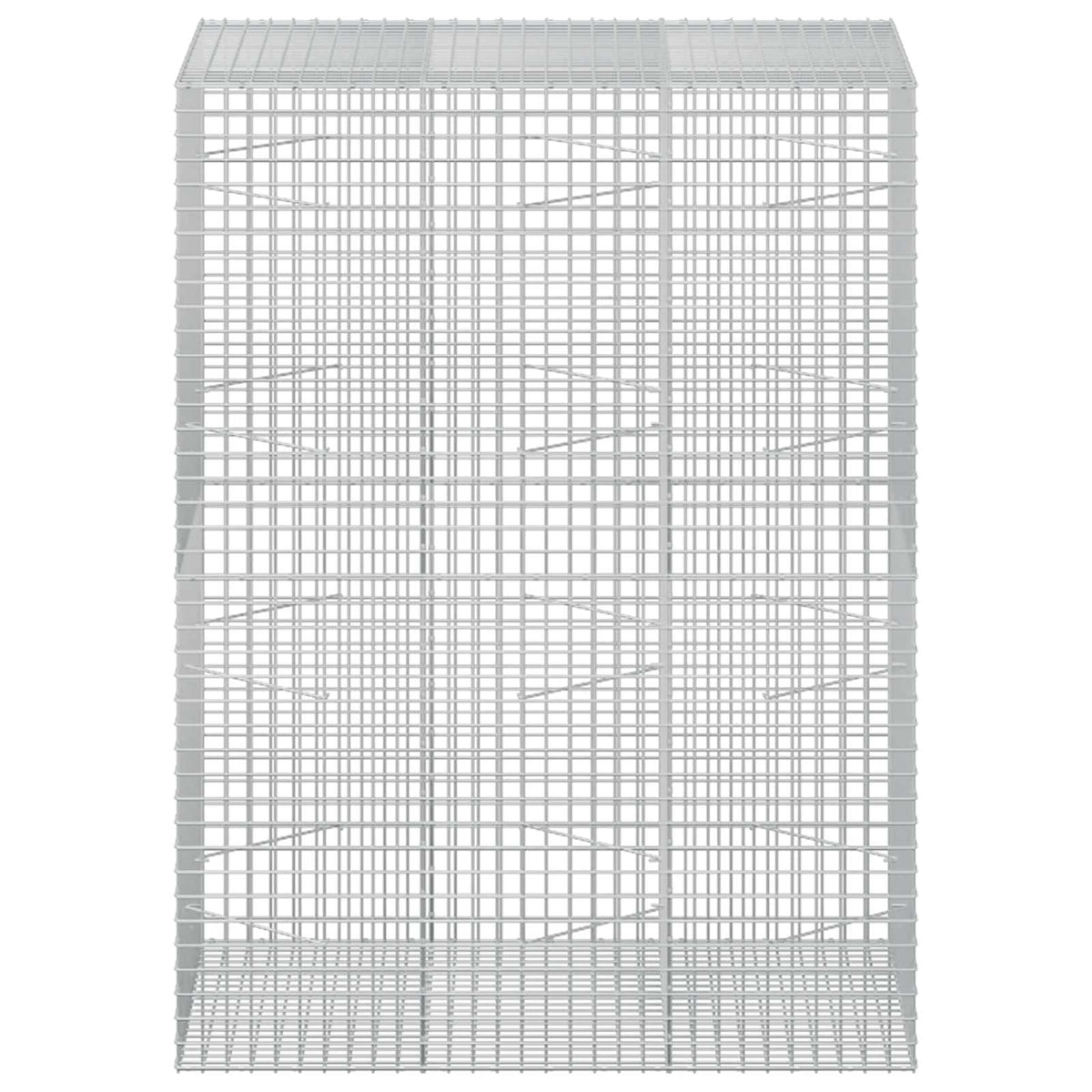 vidaXL Gabion with 3.5 mm Wire and 5x5 cm Mesh 150x100x200 cm 3