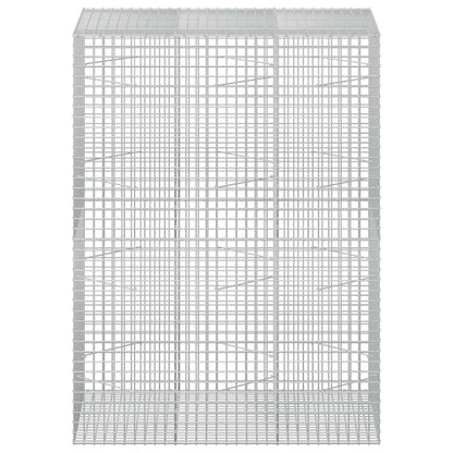 Gabion with 3.5 mm Wire and 5x5 cm Mesh 50x100x200 cm Height 200 cm Thickness 100 cm 50–1000 cm 150 cm