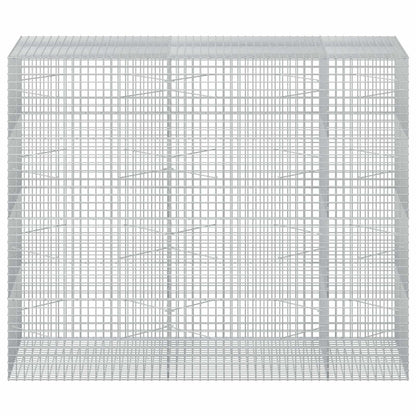 vidaXL Gabion with 3.5 mm Wire and 5x5 cm Mesh 250x100x200 cm 3