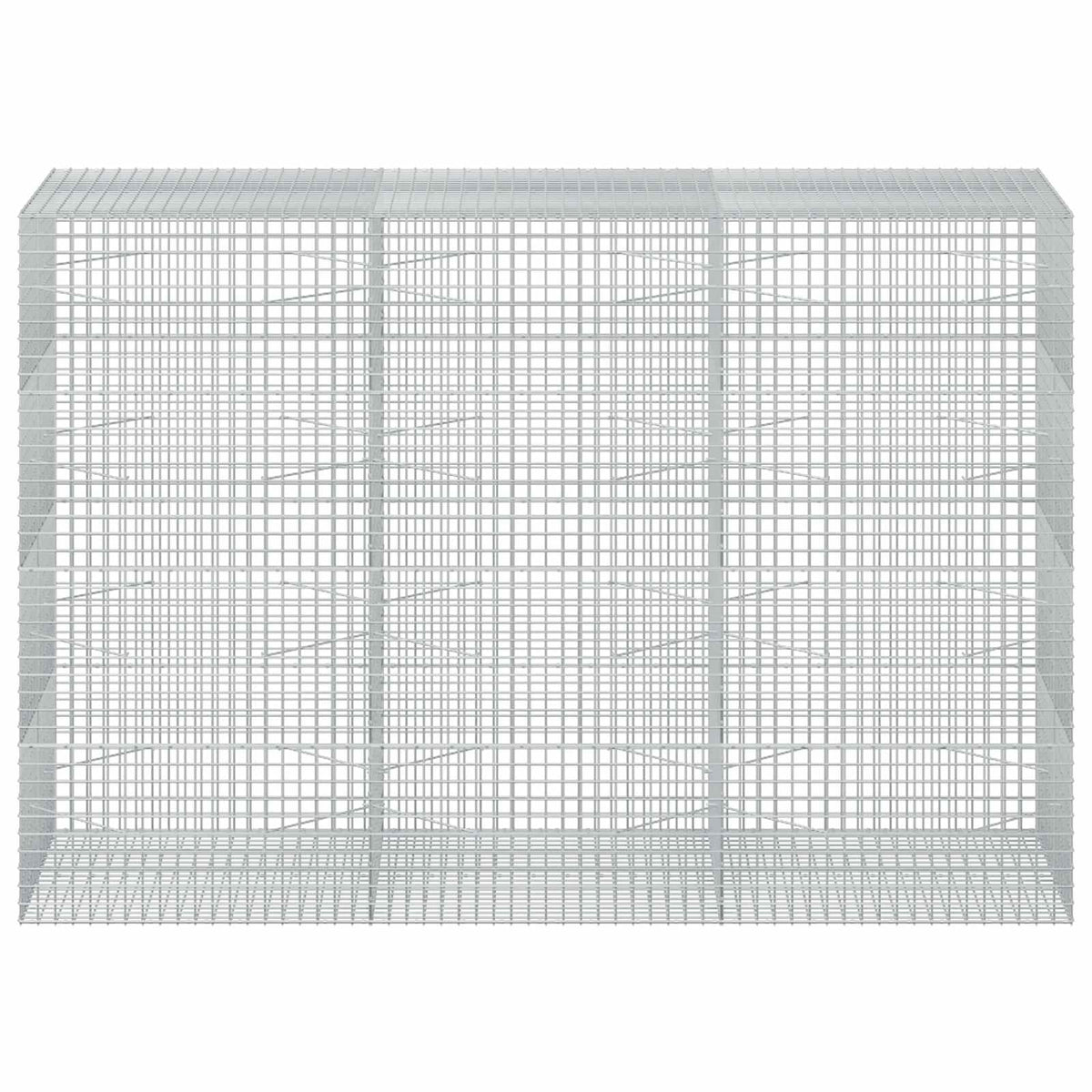 Gabion with 3.5 mm Wire and 5x5 cm Mesh 50x100x200 cm Height 200 cm Thickness 100 cm 50–1000 cm 300 cm