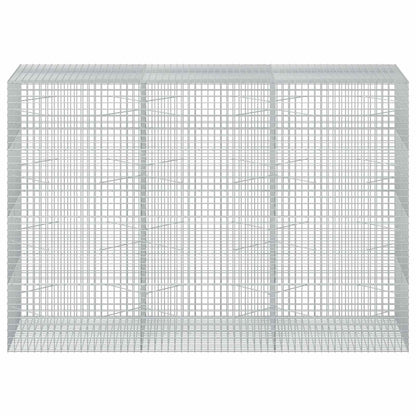 Gabion with 3.5 mm Wire and 5x5 cm Mesh 50x100x200 cm Height 200 cm Thickness 100 cm 50–1000 cm 300 cm