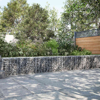 vidaXL Gabion with 3.5 mm Wire and 5x10 cm Mesh 900x10x50 cm 1
