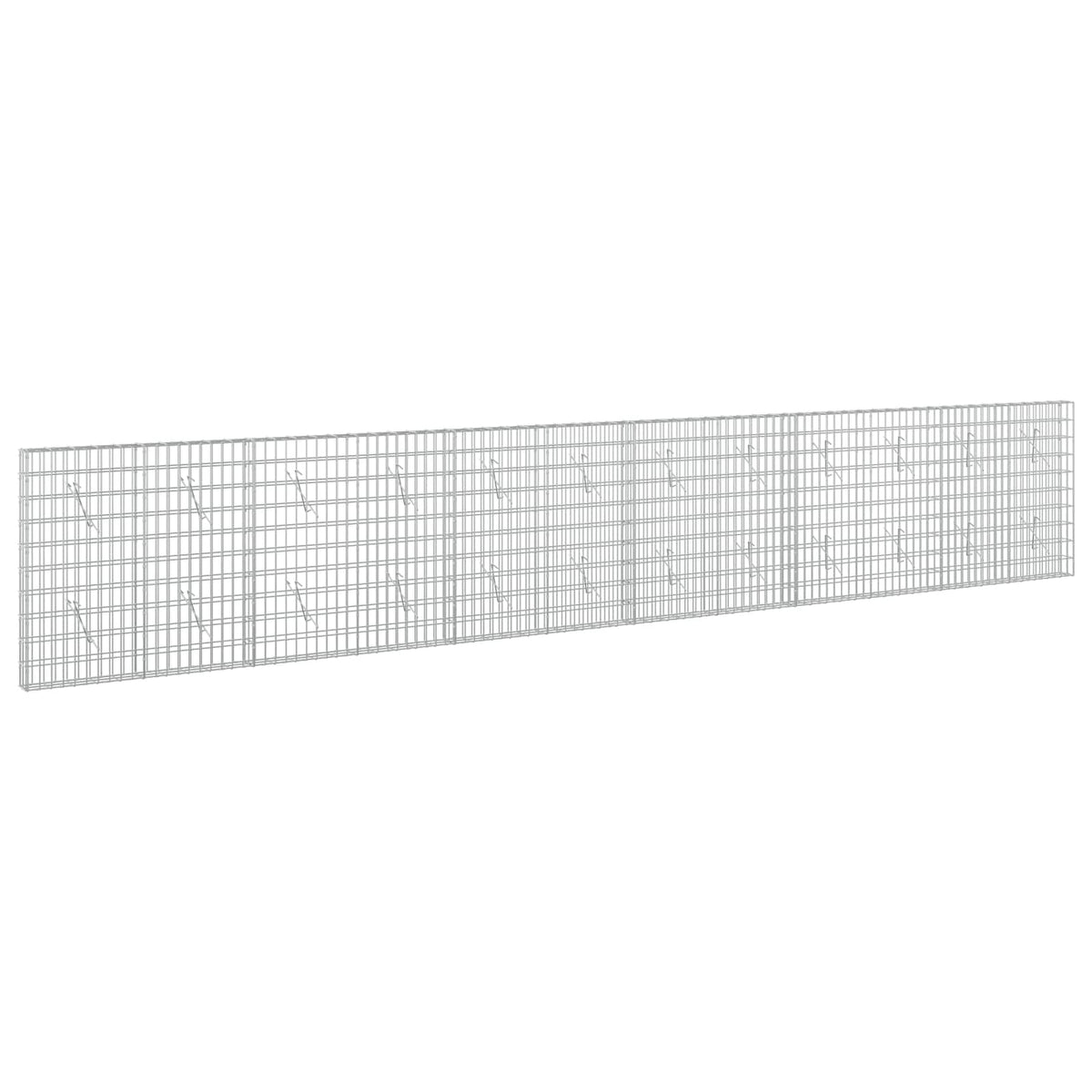Gabion with 3.5 mm Wire and 5x10 cm Mesh 50x10x100 cm Height 100 cm Thickness 10 cm 50–1000 cm 600 cm