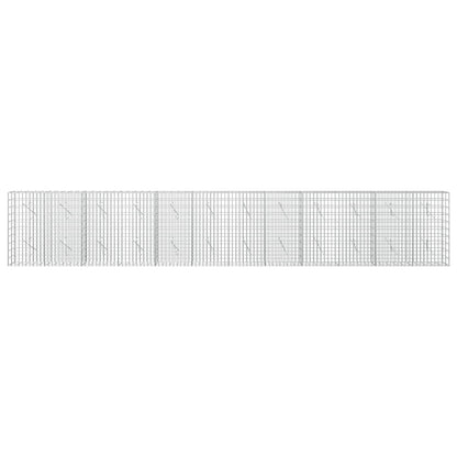 Gabion with 3.5 mm Wire and 5x10 cm Mesh 50x10x100 cm Height 100 cm Thickness 10 cm 50–1000 cm 600 cm