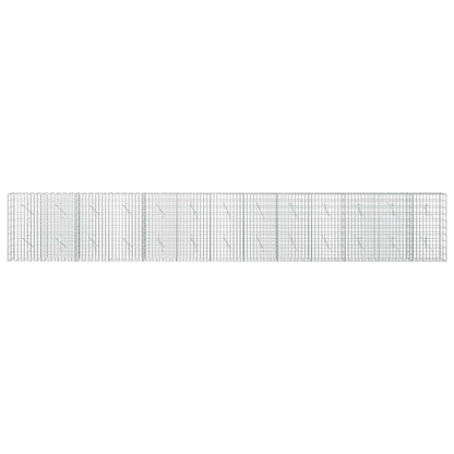 Gabion with 3.5 mm Wire and 5x10 cm Mesh 50x10x100 cm Height 100 cm Thickness 10 cm 50–1000 cm 650 cm