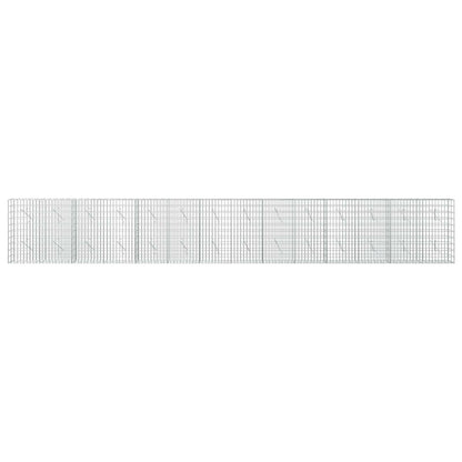 Gabion with 3.5 mm Wire and 5x10 cm Mesh 50x10x100 cm Height 100 cm Thickness 10 cm 50–1000 cm 700 cm