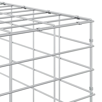 vidaXL Gabion with 3.5 mm Wire and 5x10 cm Mesh 400x10x150 cm 5