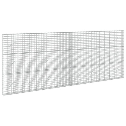 vidaXL Gabion with 3.5 mm Wire and 5x10 cm Mesh 400x10x150 cm 2