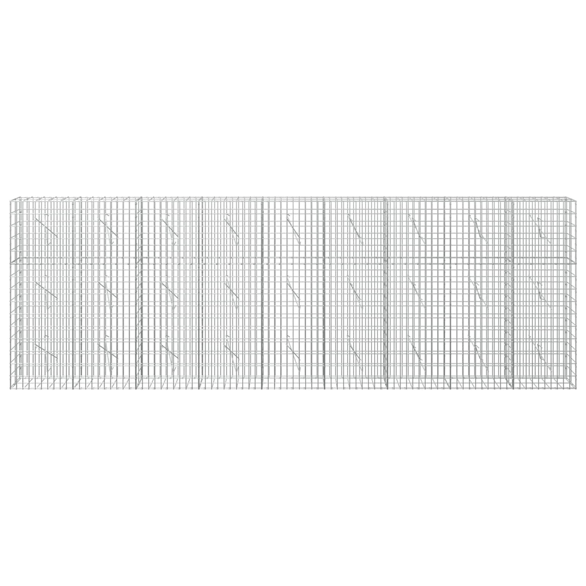 Gabion with 3.5 mm Wire and 5x10 cm Mesh 50x10x150 cm Height 150 cm Thickness 10 cm 50–1000 cm 450 cm