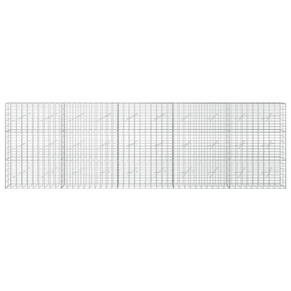 vidaXL Gabion with 3.5 mm Wire and 5x10 cm Mesh 500x10x150 cm 3