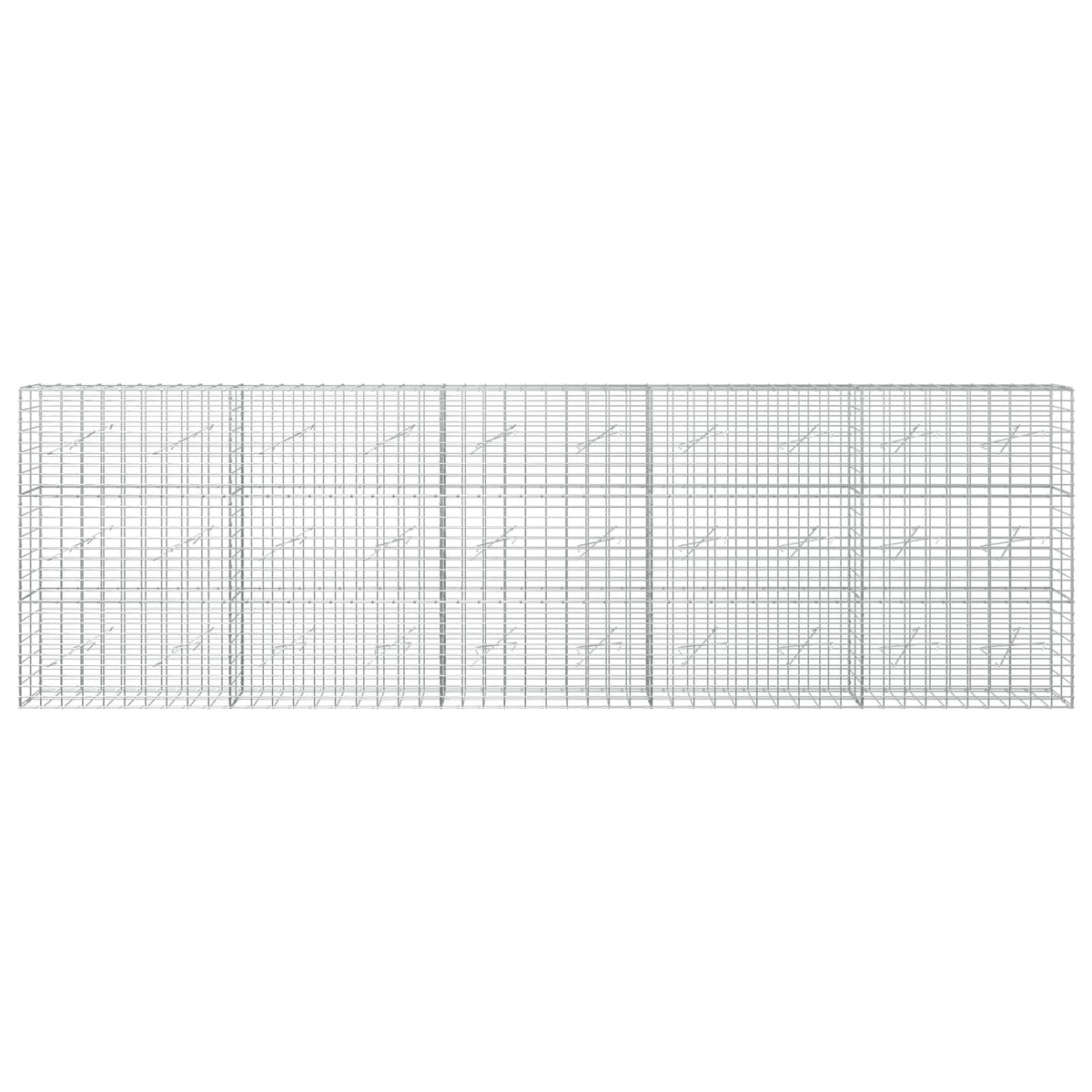 Gabion with 3.5 mm Wire and 5x10 cm Mesh 50x10x150 cm Height 150 cm Thickness 10 cm 50–1000 cm 500 cm