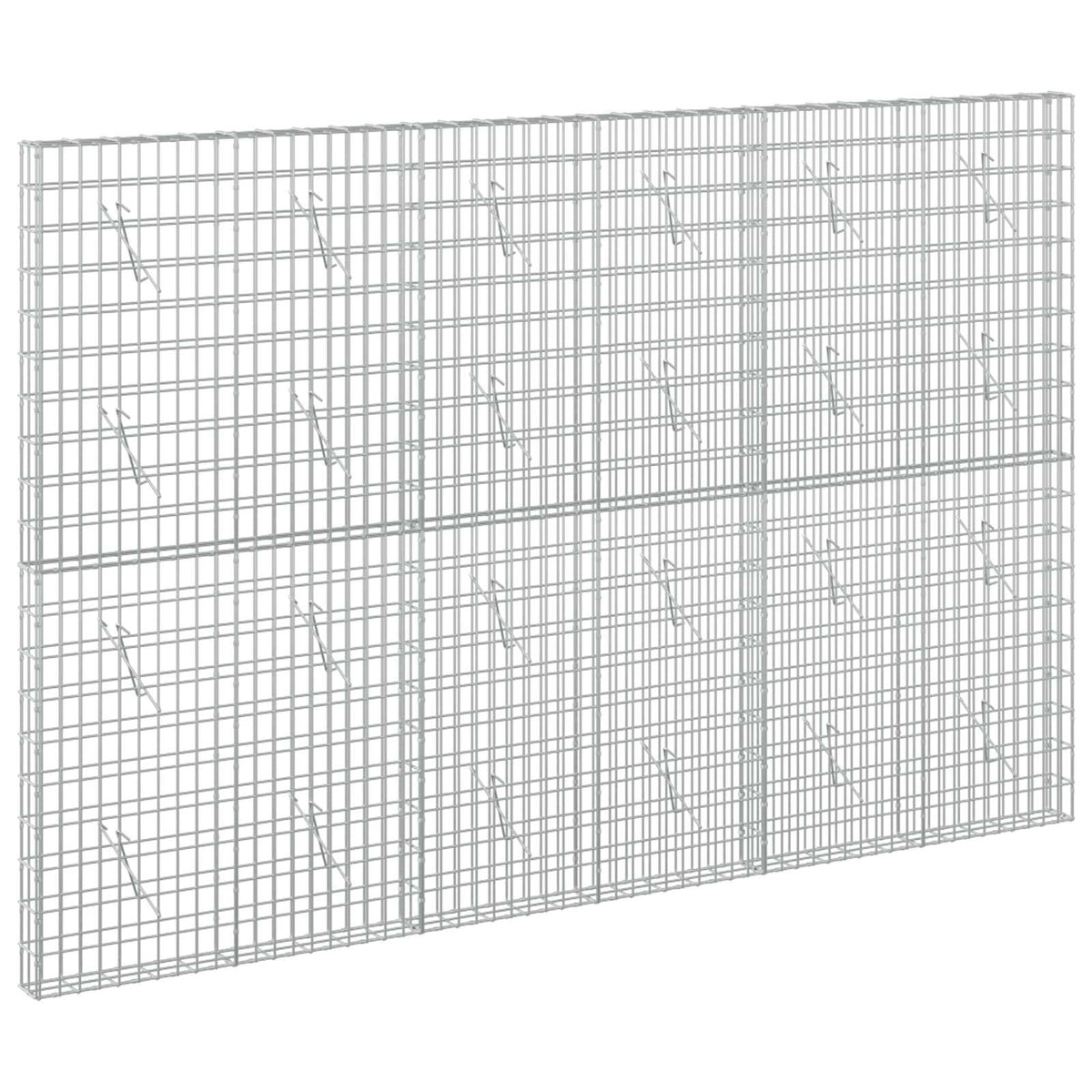 vidaXL Gabion with 3.5 mm Wire and 5x10 cm Mesh 300x10x200 cm 2