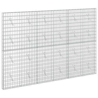 vidaXL Gabion with 3.5 mm Wire and 5x10 cm Mesh 300x10x200 cm 2