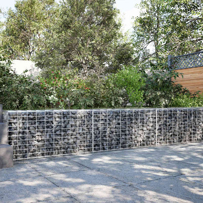 vidaXL Gabion with 3.5 mm Wire and 5x10 cm Mesh 50x20x50 cm