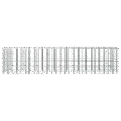 vidaXL Gabion with 3.5 mm Wire and 5x10 cm Mesh 450x20x100 cm 3