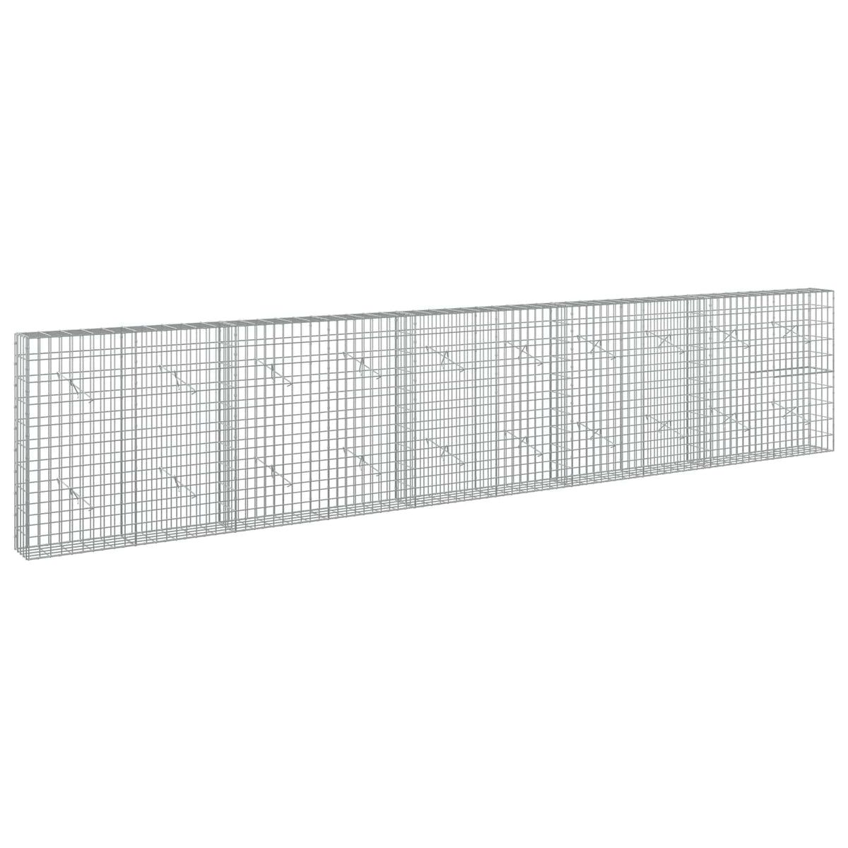Gabion with 3.5 mm Wire and 5x10 cm Mesh 50x20x100 cm Height 100 cm Thickness 20 cm 50–1000 cm 500 cm