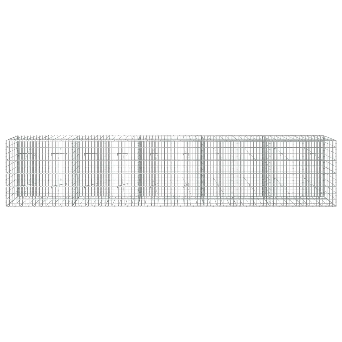 Gabion with 3.5 mm Wire and 5x10 cm Mesh 50x20x100 cm Height 100 cm Thickness 20 cm 50–1000 cm 500 cm