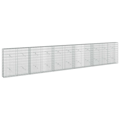 Gabion with 3.5 mm Wire and 5x10 cm Mesh 50x20x100 cm Height 100 cm Thickness 20 cm 50–1000 cm 550 cm