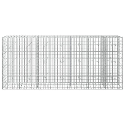 vidaXL Gabion with 3.5 mm Wire and 5x10 cm Mesh 350x20x150 cm 3