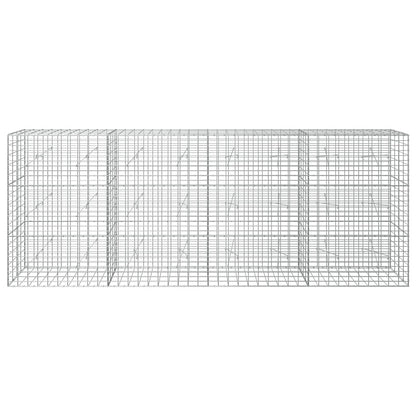 vidaXL Gabion with 3.5 mm Wire and 5x10 cm Mesh 400x20x150 cm 3