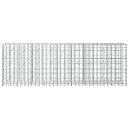 vidaXL Gabion with 3.5 mm Wire and 5x10 cm Mesh 450x20x150 cm 3
