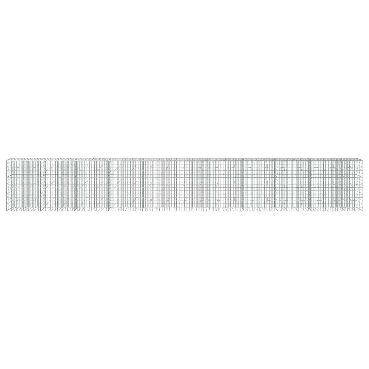 Gabion with 3.5 mm Wire and 5x10 cm Mesh 1050x20x150 cm 1050 cm