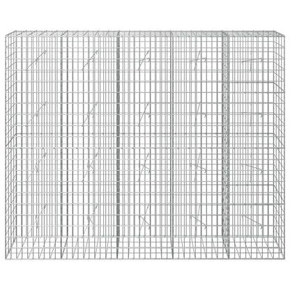 vidaXL Gabion with 3.5 mm Wire and 5x10 cm Mesh 250x20x200 cm 3