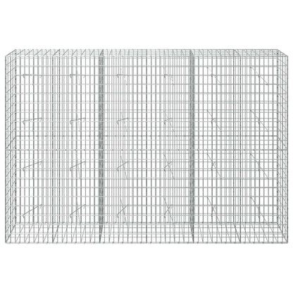 vidaXL Gabion with 3.5 mm Wire and 5x10 cm Mesh 300x20x200 cm 3