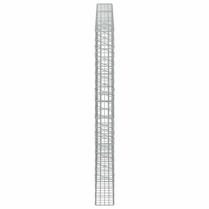 vidaXL Gabion with 3.5 mm Wire and 5x10 cm Mesh 300x20x200 cm 4