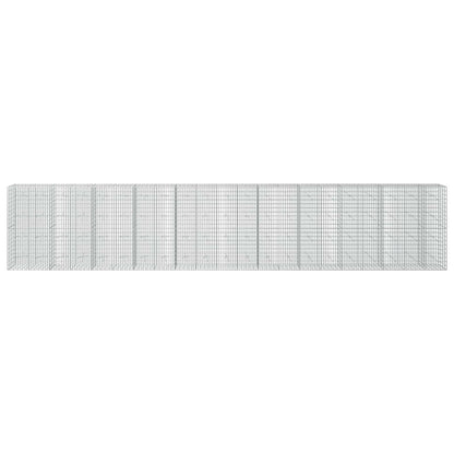 Gabion with 3.5 mm Wire and 5x10 cm Mesh 1050x20x200 cm 1050 cm