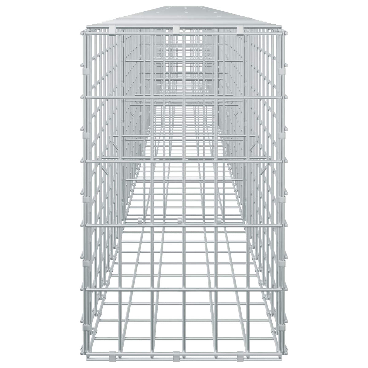 vidaXL Gabion with 3.5 mm Wire and 5x10 cm Mesh 650x30x50 cm 4