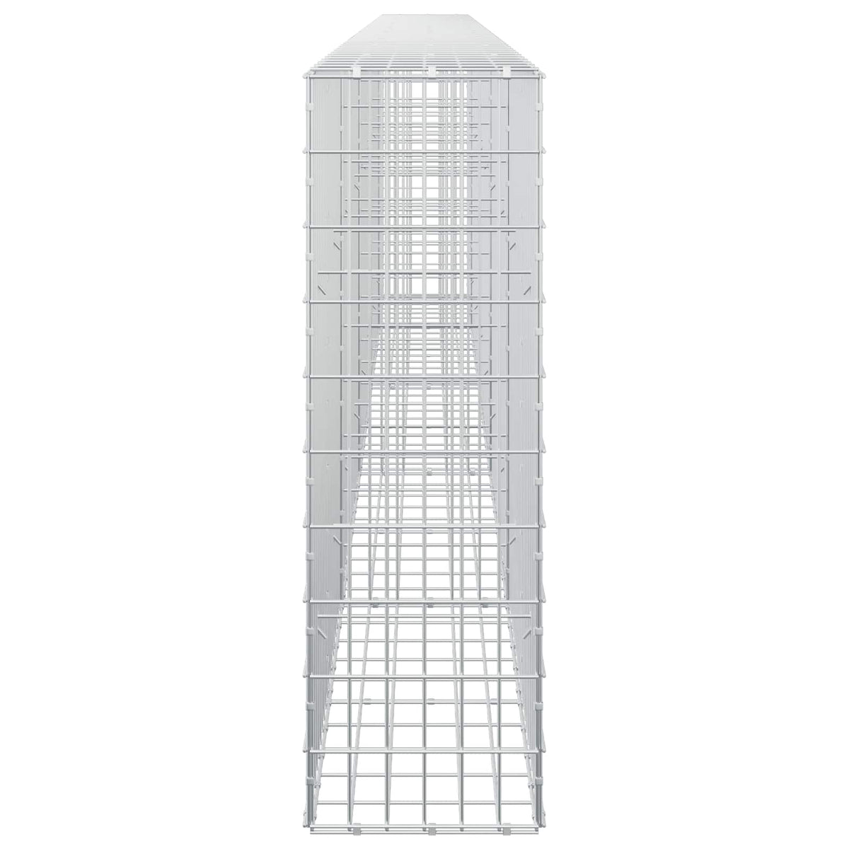 vidaXL Gabion with 3.5 mm Wire and 5x10 cm Mesh 450x30x100 cm 4