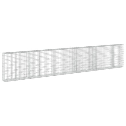 vidaXL Gabion with 3.5 mm Wire and 5x10 cm Mesh 550x30x100 cm 2
