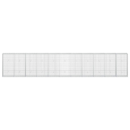 vidaXL Gabion with 3.5 mm Wire and 5x10 cm Mesh 550x30x100 cm 3