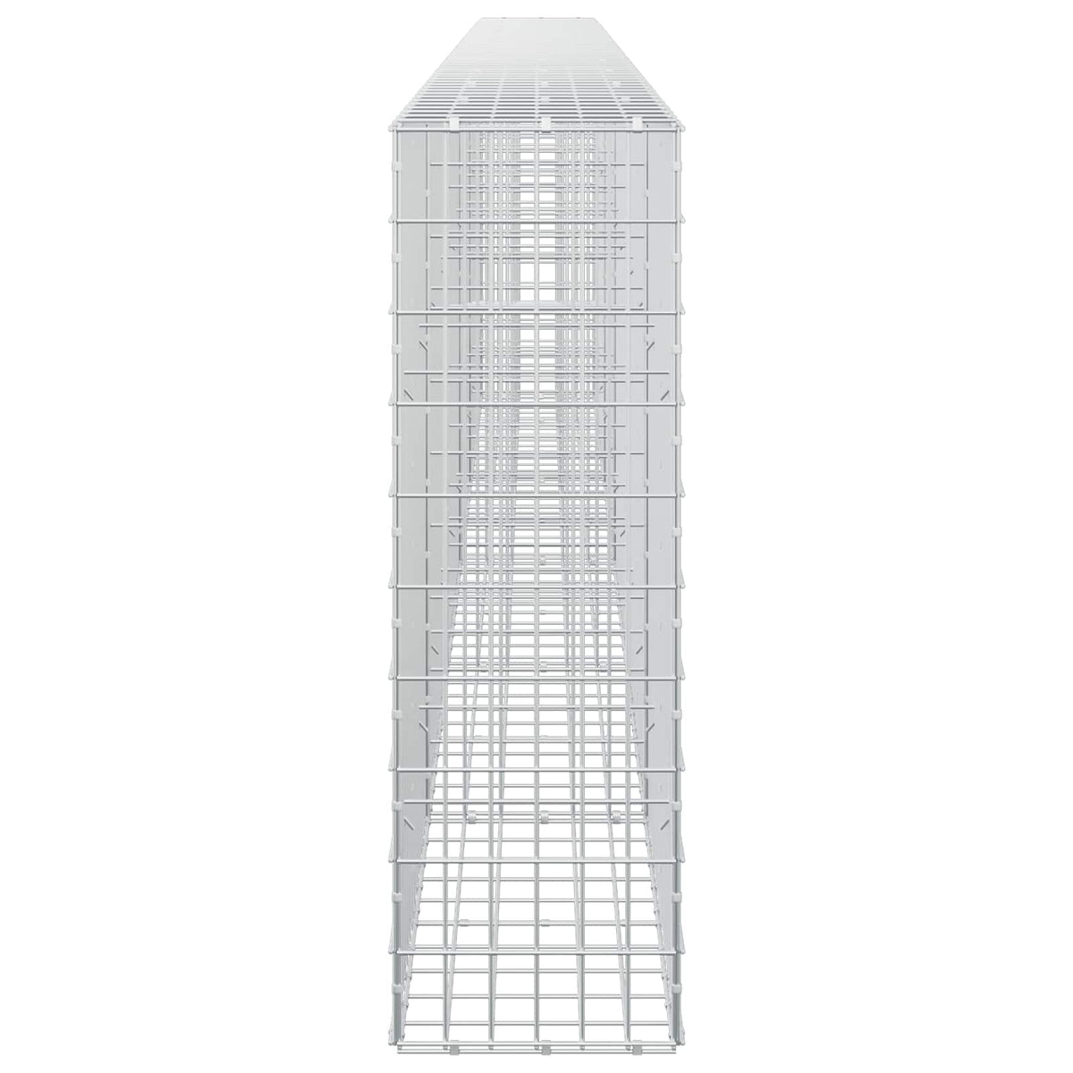 vidaXL Gabion with 3.5 mm Wire and 5x10 cm Mesh 550x30x100 cm 4