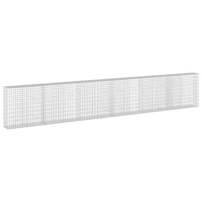 vidaXL Gabion with 3.5 mm Wire and 5x10 cm Mesh 600x30x100 cm 2