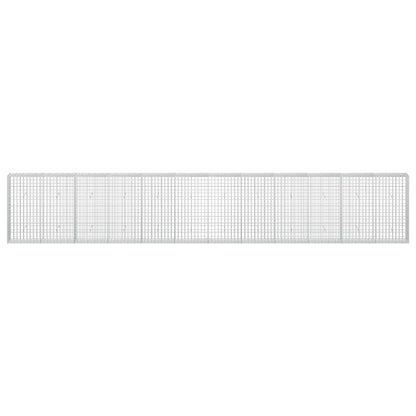 vidaXL Gabion with 3.5 mm Wire and 5x10 cm Mesh 600x30x100 cm 3