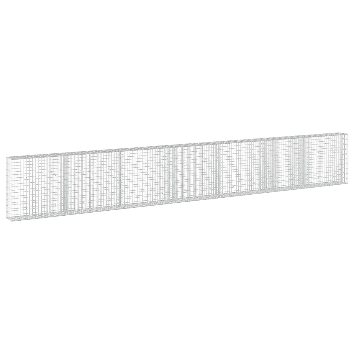 vidaXL Gabion with 3.5 mm Wire and 5x10 cm Mesh 700x30x100 cm 2