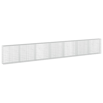 vidaXL Gabion with 3.5 mm Wire and 5x10 cm Mesh 700x30x100 cm 2
