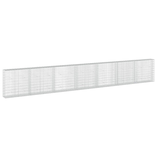 vidaXL Gabion with 3.5 mm Wire and 5x10 cm Mesh 700x30x100 cm 2