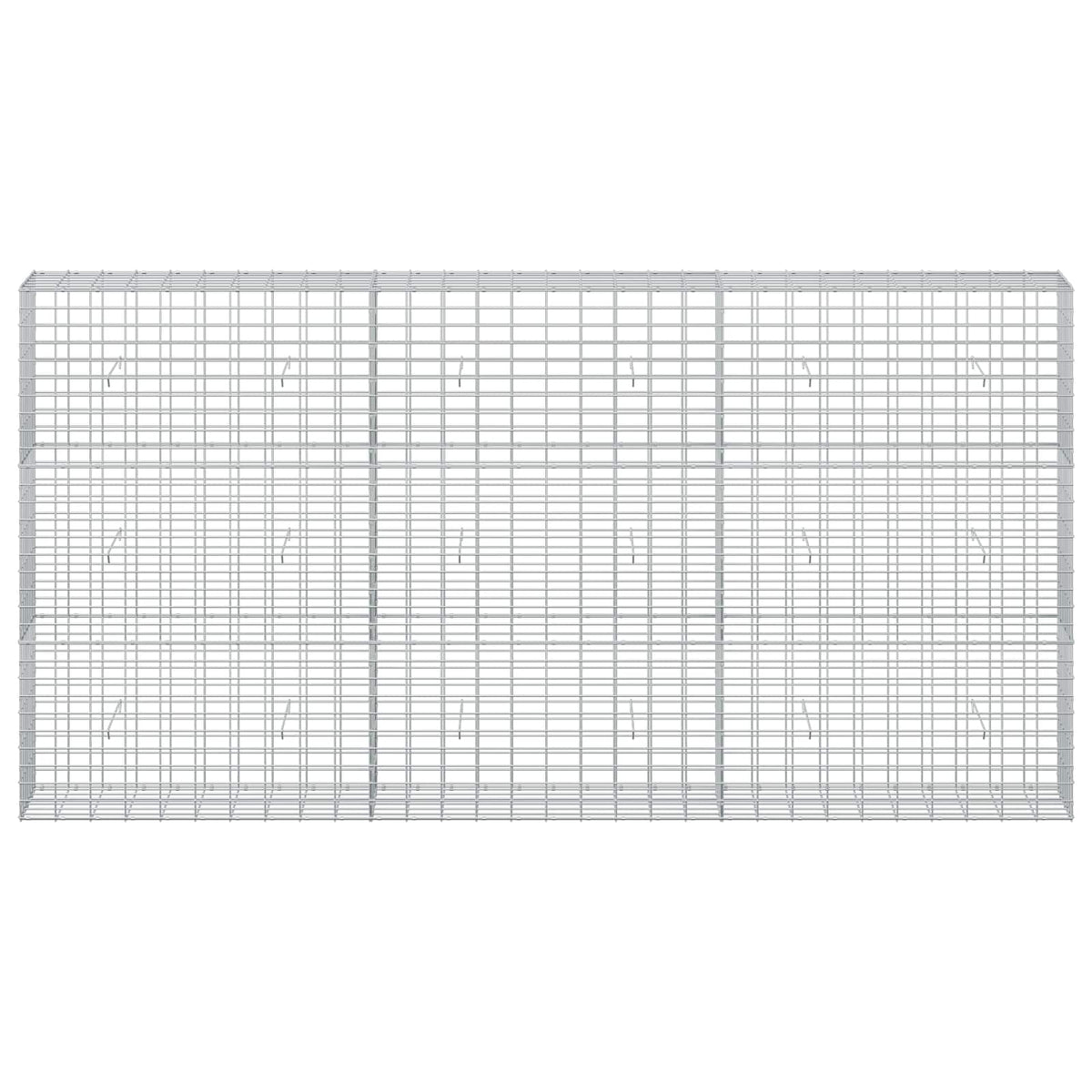 Gabion with 3.5 mm Wire and 5x10 cm Mesh 50x30x150 cm Height 150 cm Thickness 30 cm 50–1000 cm 300 cm