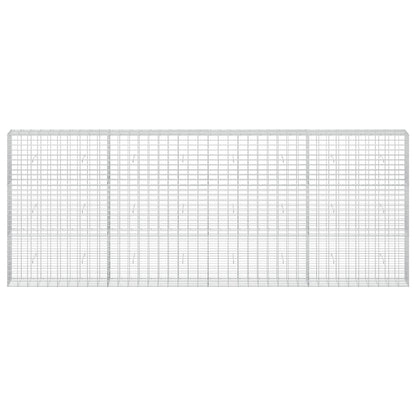vidaXL Gabion with 3.5 mm Wire and 5x10 cm Mesh 400x30x150 cm 3