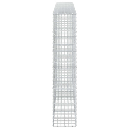 vidaXL Gabion with 3.5 mm Wire and 5x10 cm Mesh 400x30x150 cm 4