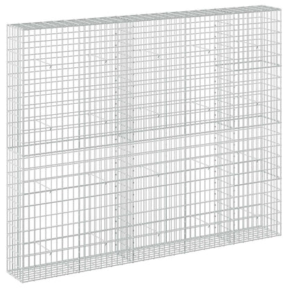 vidaXL Gabion with 3.5 mm Wire and 5x10 cm Mesh 250x30x200 cm 2
