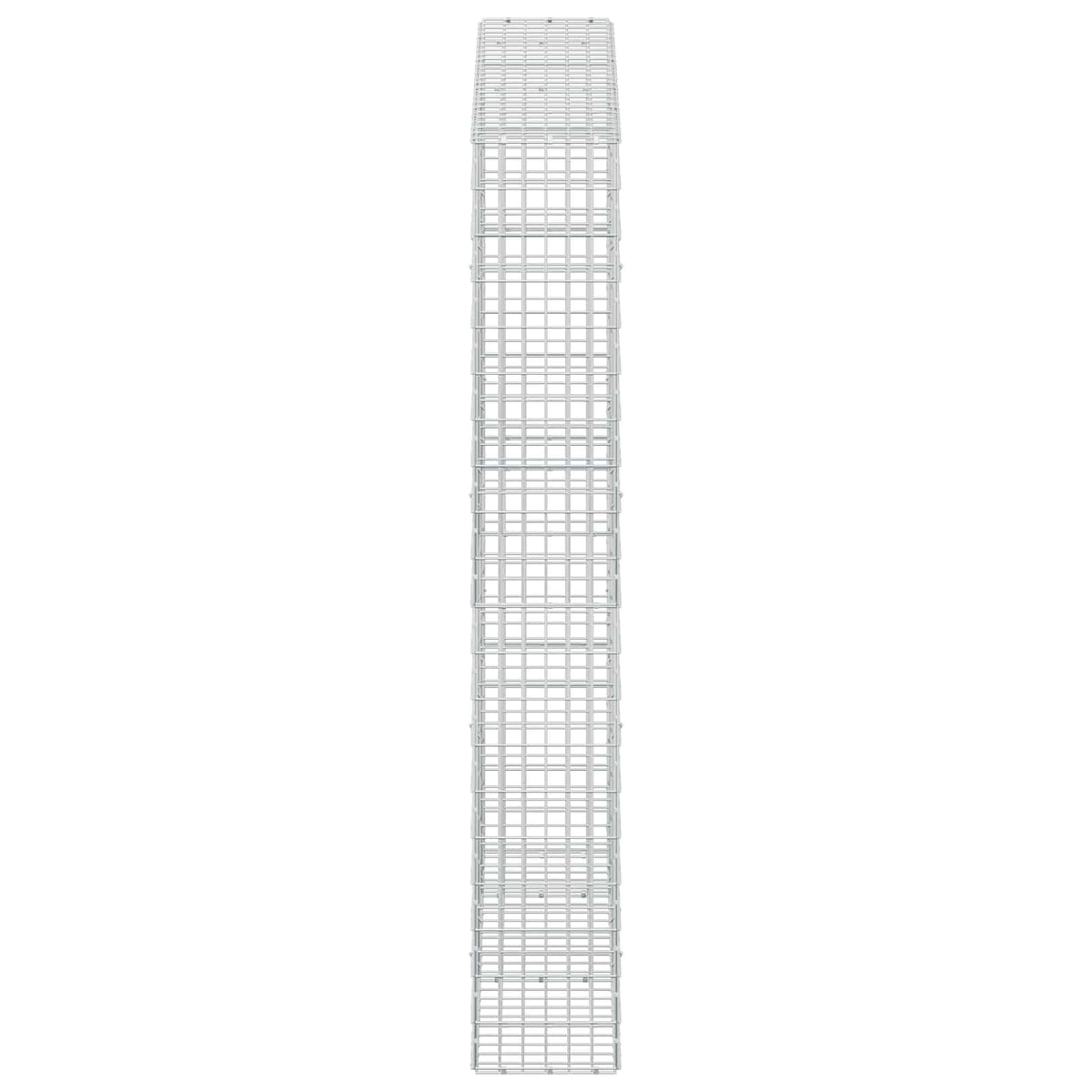 vidaXL Gabion with 3.5 mm Wire and 5x10 cm Mesh 250x30x200 cm 4