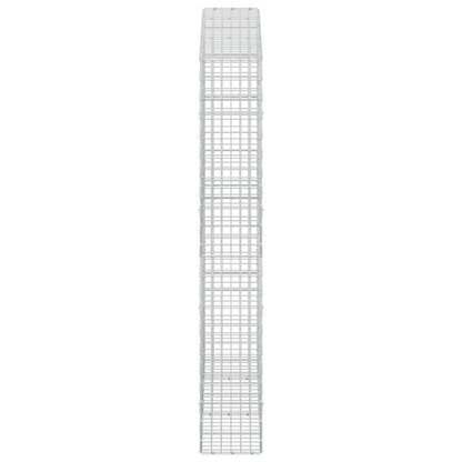 vidaXL Gabion with 3.5 mm Wire and 5x10 cm Mesh 250x30x200 cm 4